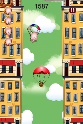 Crazy Parachute Pig Rescue screenshot 4