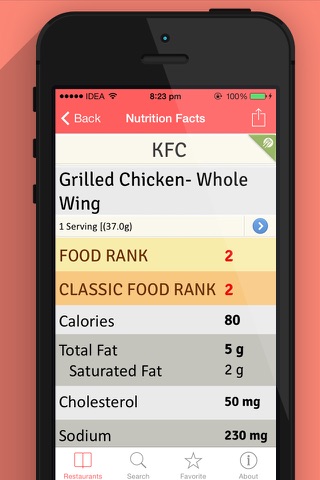 FoodPoint - Nutrition Facts screenshot 2