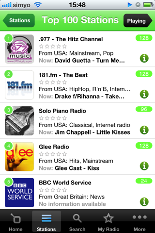 rad.io CLASSIC for 3G/iOS4 screenshot 3