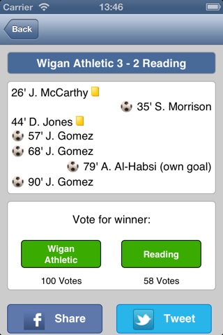 Live Scores for Wigan Athletic screenshot 3