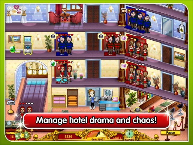 ‎Hotel Dash: Suite Success Deluxe Screenshot