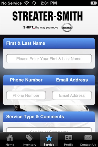 Streater Smith Nissan screenshot 3