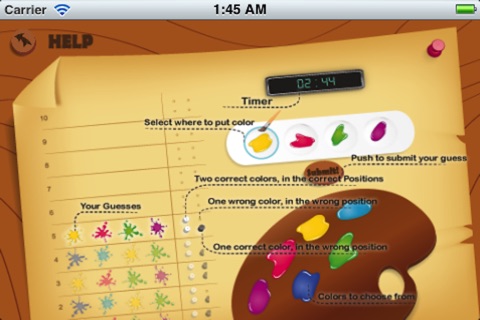 Colored Master Mind LIte screenshot 3