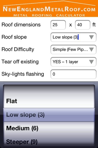 Metal Roofing Calculator screenshot 4