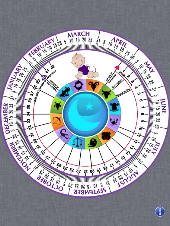 Pregnancy Wheel HD - Due Date Calculator
