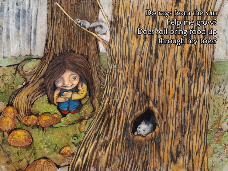 The Trees Grin Beside Me: Learn about the beauty of nature in this poetic book written by Michelle Macdonald and illustrated by Leah Davis ("Lite"/ free version; an Auryn App)