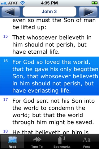 pocketFruit Bible Reader screenshot 2