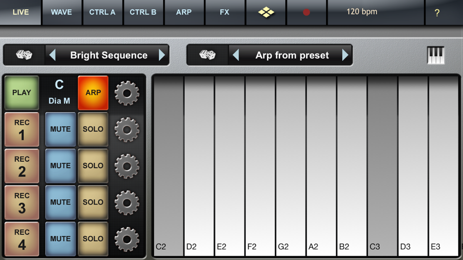 #1. Addictive microSynth (iOS) Podle: Harry Gohs