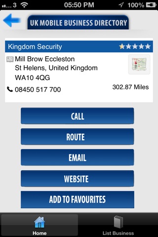 UK Mobile Business Directory screenshot 4