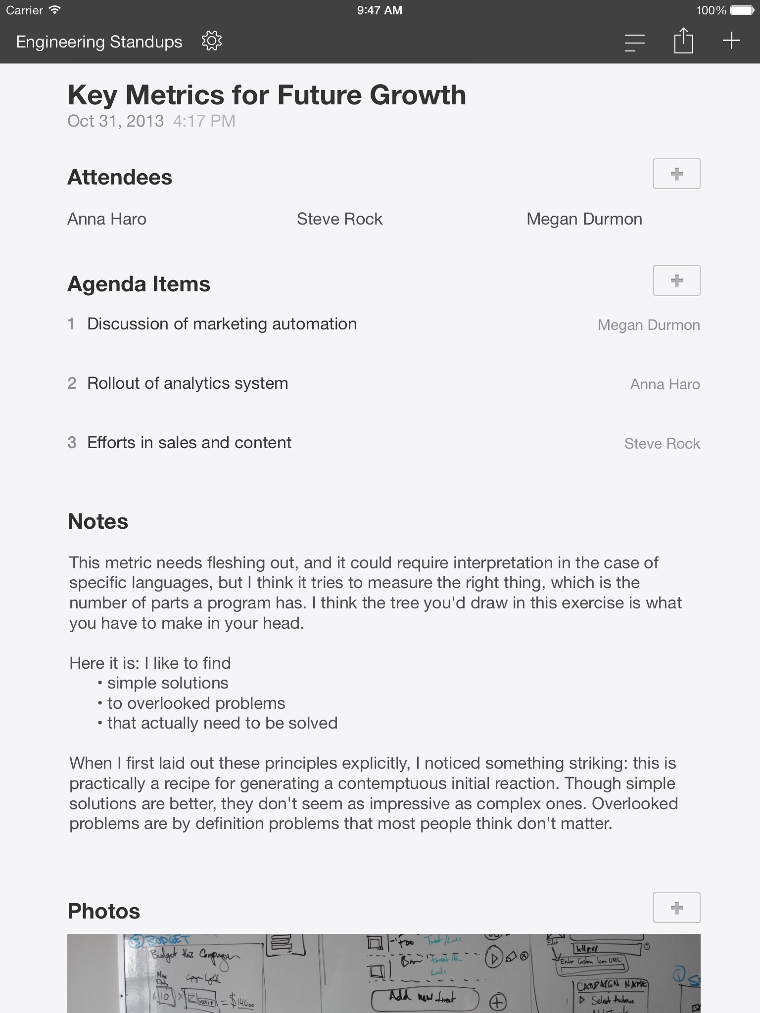 Meetings - Notebooks for Work - Meeting Notes, Agendas, and Minutes screenshot 2