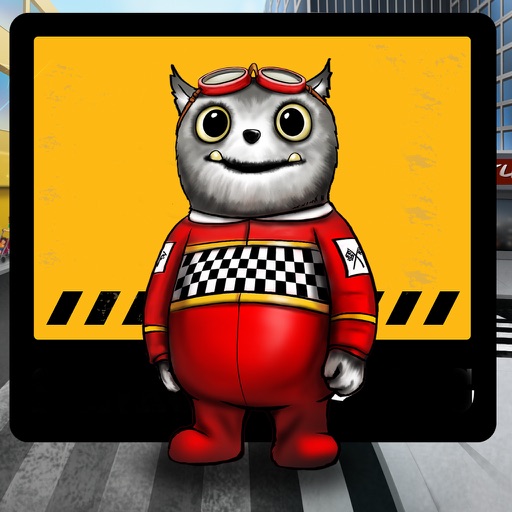 The Puffs: Louis the race car driver icon