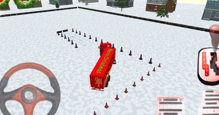 Christmas Truck Parking 3D