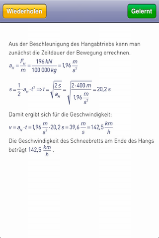 Study Physics – Flashcards screenshot 4