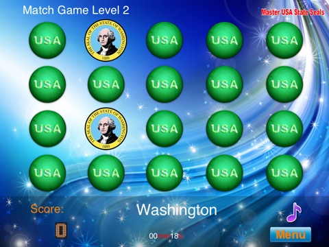 Master USA State Seals HD screenshot 4