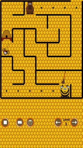 Beehive Maze Race (bee against the bear)のおすすめ画像2