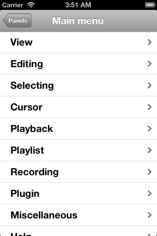 Shortcuts for Sony Sound Forge Pro screenshot 3