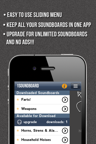 1Soundboard for iPhone and iPod screenshot 3