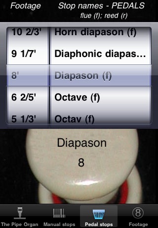 Organ stops screenshot 3