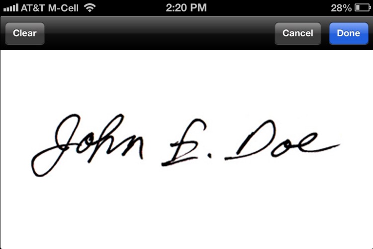 PDF Sign for iPhone : Sign and fill PDF documents