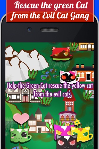 Squash Cats Adventure Rescue the Yellow Kitty Kat from the Evil Squash Cats Match 3 screenshot 2