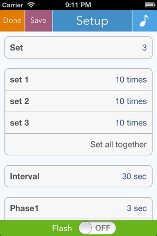 WorkoutTimer screenshot 2