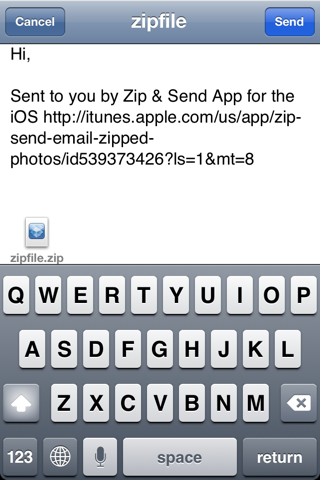 Zip & Send Lite - Email Zipped Photos and Videos screenshot 3