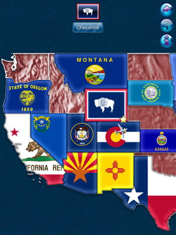 Screenshot #1 for Geo World Deluxe - Fun Geography Quiz With Audio Pronunciation for Kids