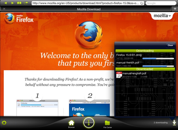 xDownload HD - Super tools for file download