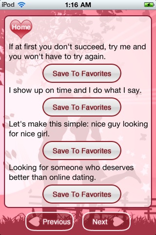 Online Dating Headlines screenshot 3