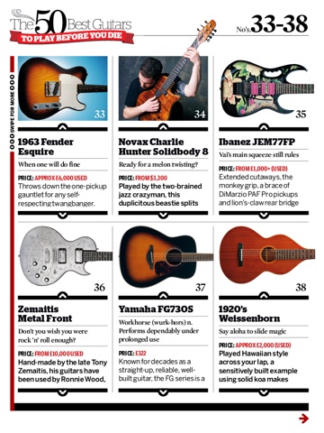 The 50 Best Guitars To Play Before You Die by Guitarist screenshot 4