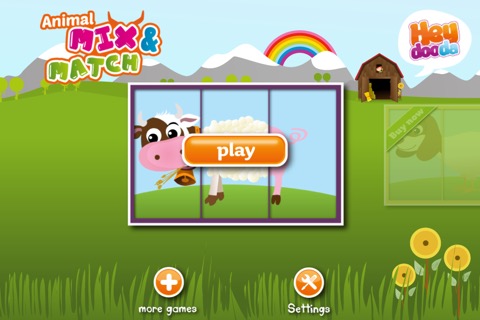 Heydooda! Animal Mix & Match - a preschool puzzle game for kids and toddlersのおすすめ画像1