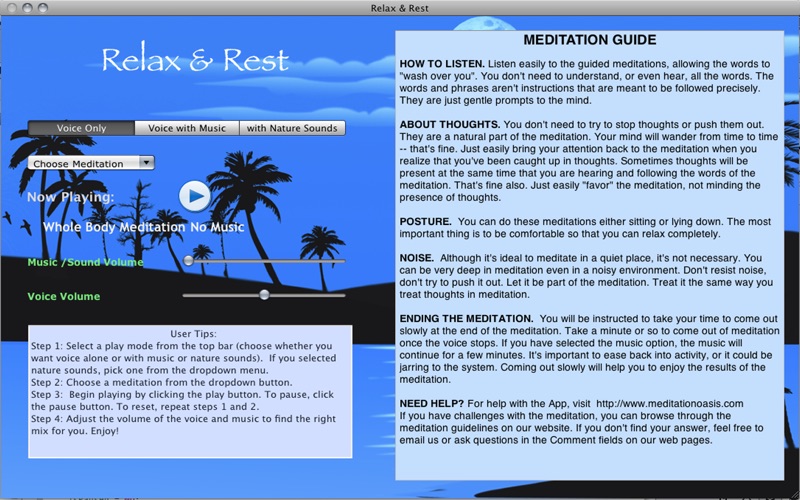 relax and rest guided meditations problems & solutions and troubleshooting guide - 1