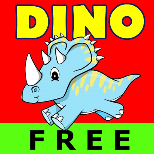 A Dinosaur Spin & Match Free Lite - Kids Picture Memory Cards Games icon