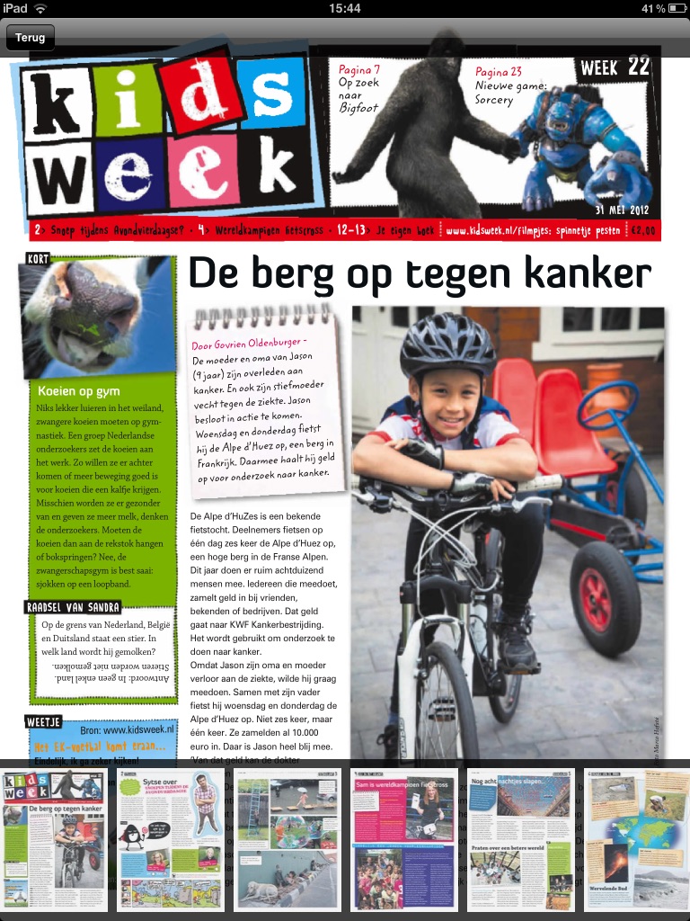 Kidsweek krant screenshot 2