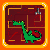 Dragon and Knight Maze save the princess
