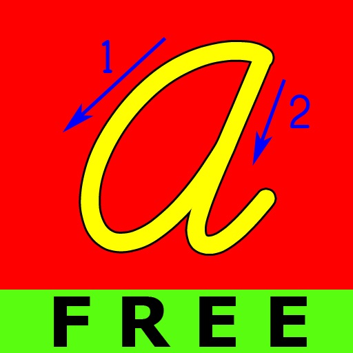 ABC Cursive Big Trace Free Lite icon