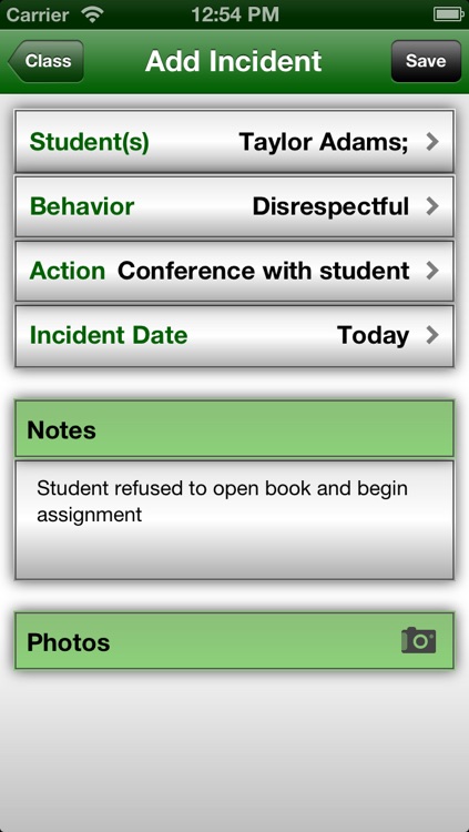 Easy Behavior Tracker for Teachers