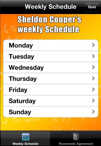 Sheldon's schedule & Roommate agreement FULL screenshot 4