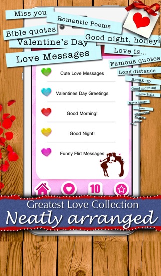 5,000 Love Messages - Romantic ideas and words for your sweetheart Screenshot