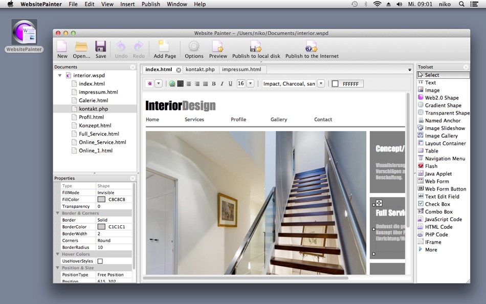 #1. WebsitePainter (macOS) di: Ambiera