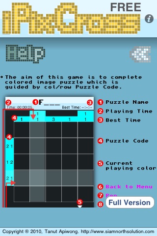 iPixCross Free screenshot 2