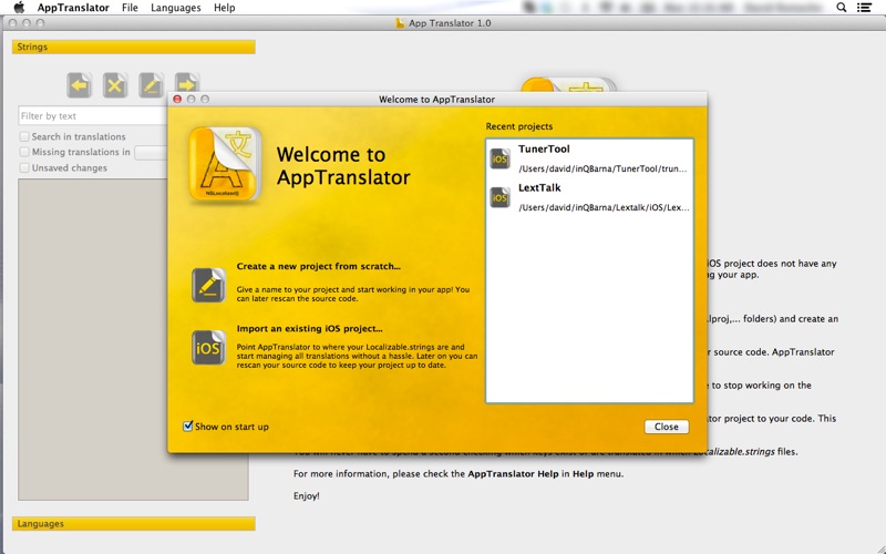 apptranslator iphone screenshot 1