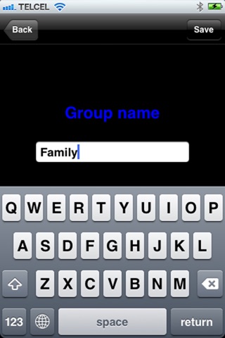 SMS group contacts screenshot 3