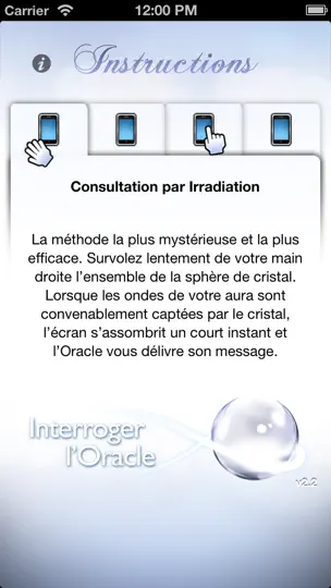 Capture d'écran de Oracle De Cristal sur iPhone 2