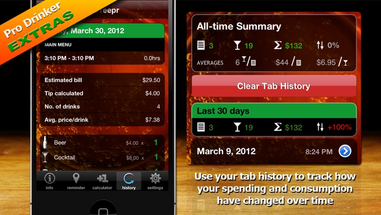 BarTab Keepr : A bill calculator and drink alarm screenshot-4