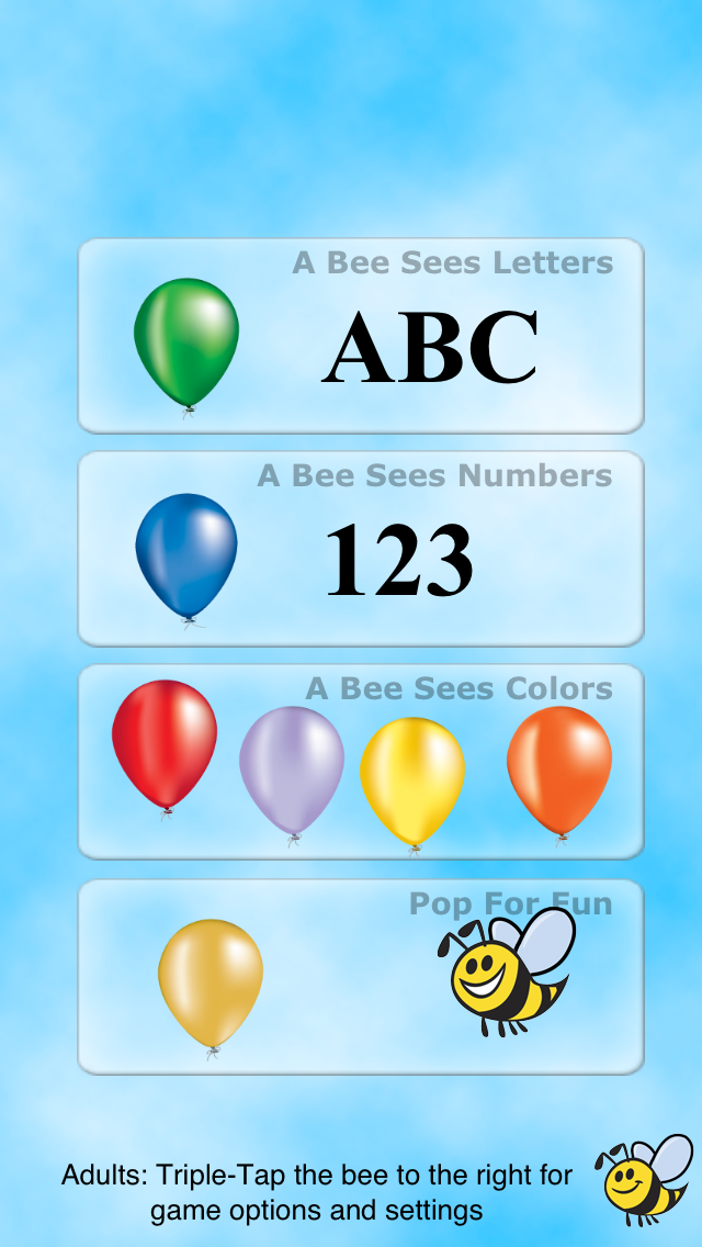 Screenshot #2 pour A Bee Sees - Learning Letters, Numbers, and Colors