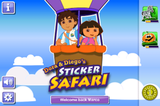 Dora & Diego's Sticker Safari Screenshot 1