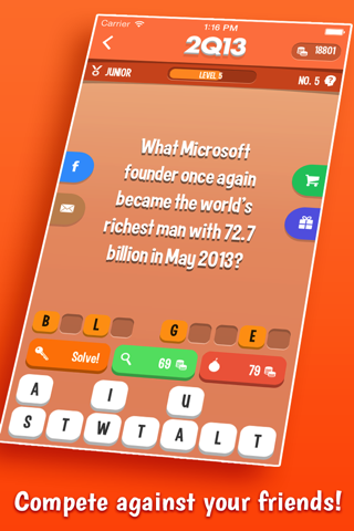 2013 QUIZ - A Free Trivia Game About The Past Year screenshot 4