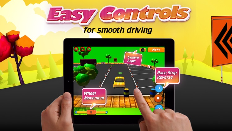 Troll Car Parking (Cartoon 3D) Free screenshot-3
