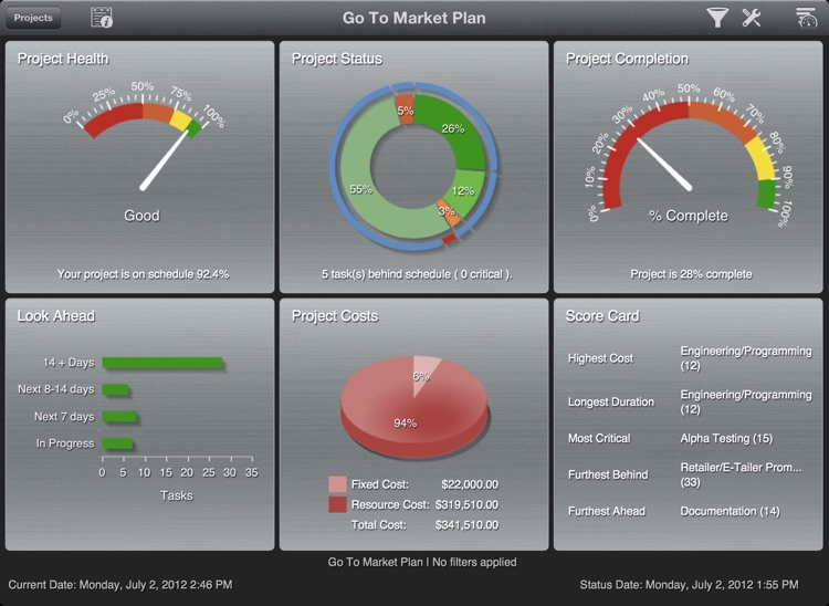 FastTrack Schedule Go - Project Management